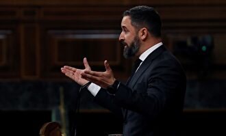 Santiago Abascal, en el debate de la prórroga del estado de alarma | EFE