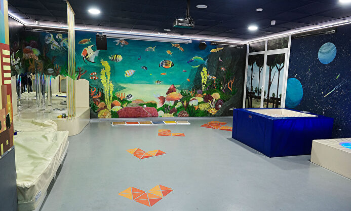 La sala de estimulación multisensorial del colegio NUMEN. | Fundación NUMEN