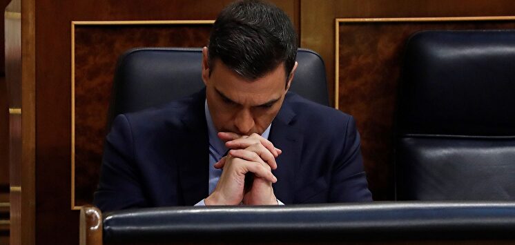 Sánchez, este miércoles en el Congreso. | EFE