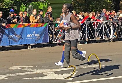 El keniano Marko Cheseto, durante el Maratón de Nueva York 2018. | Archivo