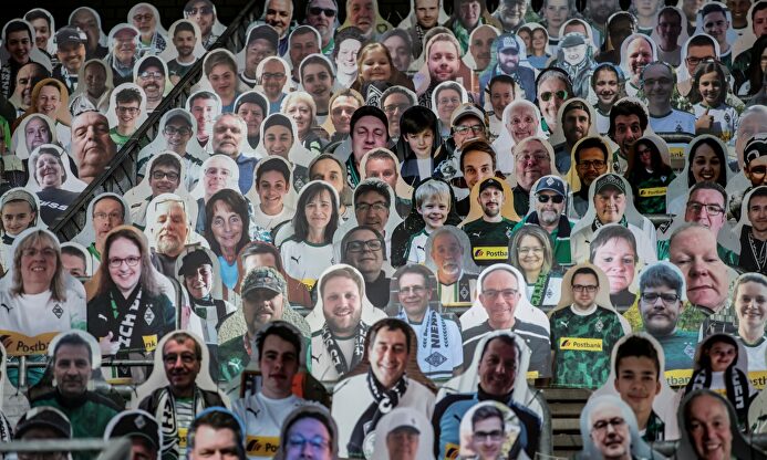 La genial iniciativa del Borussia Moenchengladbach para llenar su estadio | Instagram