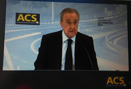 El presidente de ACS, Florentino Pérez | Europa Press