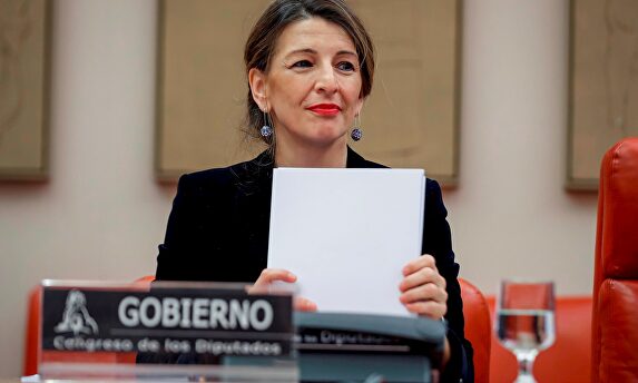 La ministra de Trabajo y Economía Social, Yolanda Díaz | EFE