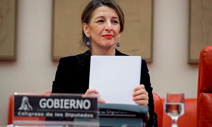 La ministra de Trabajo y Economía Social, Yolanda Díaz | EFE