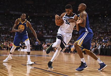 Karl-Anthony Towns en ataque. | Cordon Press