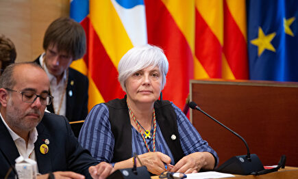 La candidata de Guanyem, Dolors Sabater. | David Zorrakino (Europa Press)