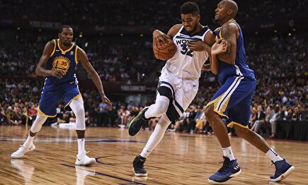 Karl-Anthony Towns en ataque. | Cordon Press