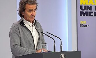 Fernando Simón este miércoles en rueda de prensa. | EFE