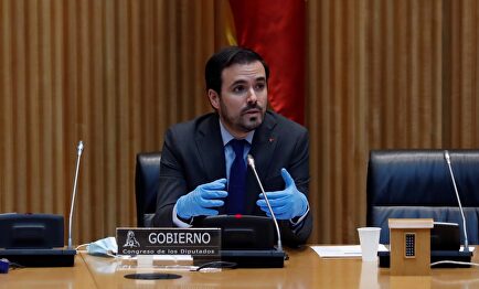 Alberto Garzón, en una comparecencia reciente en el Congreso | EFE