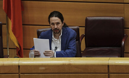 El vicepresidente segundo del Gobierno y ministro de Derechos Sociales y Agenda 2030, Pablo Iglesias, este jueves | Europa Press