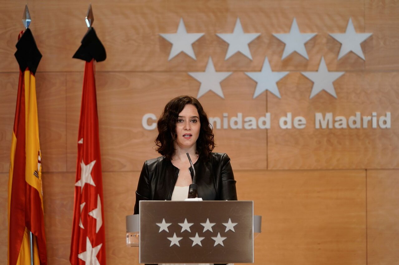 La presidenta de la Comunidad de Madrid, Isabel Díaz Ayuso. | EFE