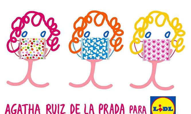 Lidl y Agatha Ruiz de la Prada lanzan una colección de mascarillas solidarias | Lidl