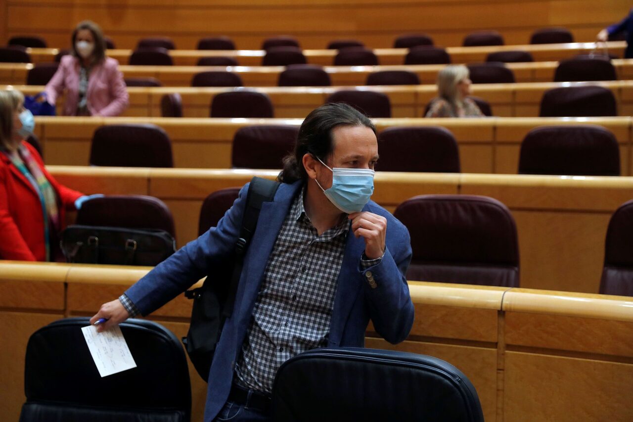 Iglesias miente u oculta datos sobre el covid-19 en las residencias de mayores de Madrid | EFE