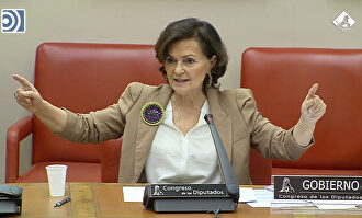 El dato clave de Carmen Calvo sobre el coronavirus: "Nueva York, Madrid, Teherán y Pekín están en línea recta, en horizontal"