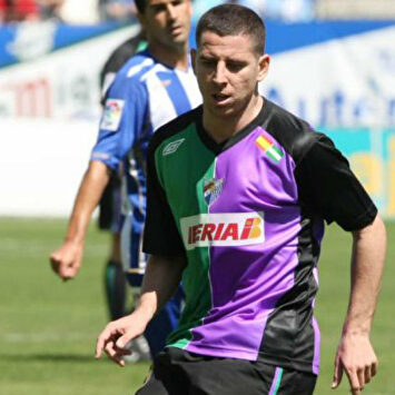 Koke Contreras, cuando defendía los colores del Málaga, el equipo de su ciudad | EFE