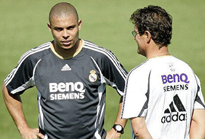 Fabio Capello dirigió a Ronaldo en el Real Madrid en la temporada 2006/07. | EFE/Archivo