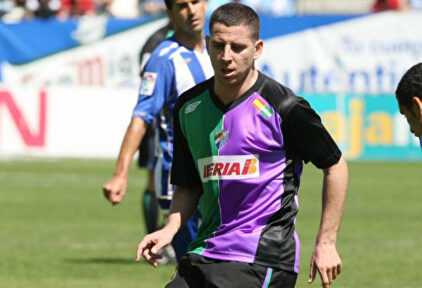 Koke Contreras, cuando defendía los colores del Málaga, el equipo de su ciudad | EFE