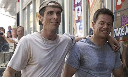 Christian Bale y Mark Wahlberg. | Escena del rodaje