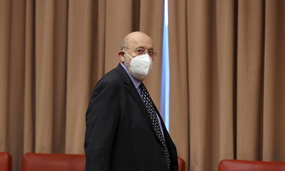 José Félix Tezanos, director del CIS, este martes en el Congreso. | Europa Press