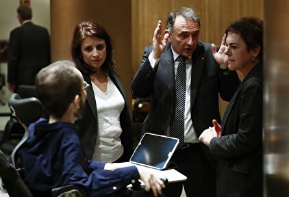 Lastra, Echenique, Enrique Santiago y la diputada proetarra. . | EFE