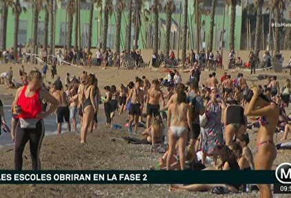 ¡Inaceptable! Esto es lo que se encontraron los runners que fueron a hacer deporte a una playa de Barcelona