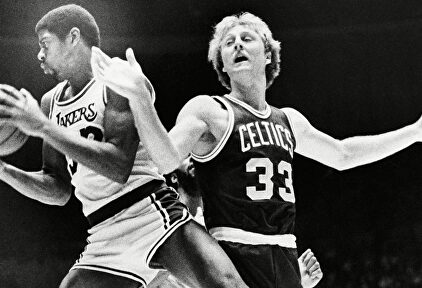 Magic Johnson y Larry Bird. | Imagen TV
