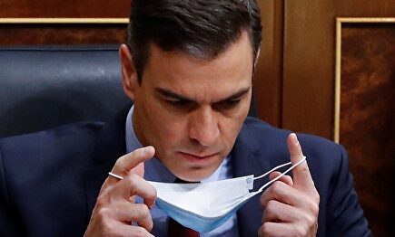 Pedro Sánchez este miércoles en el Congreso. | EFE