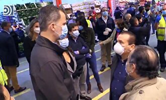 Los Reyes visitan de madrugada Mercamadrid