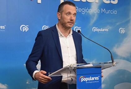 Portavoz del Grupo Parlamentario Popular en la Asamblea Regional, Joaquín Segado. | PP Murcia