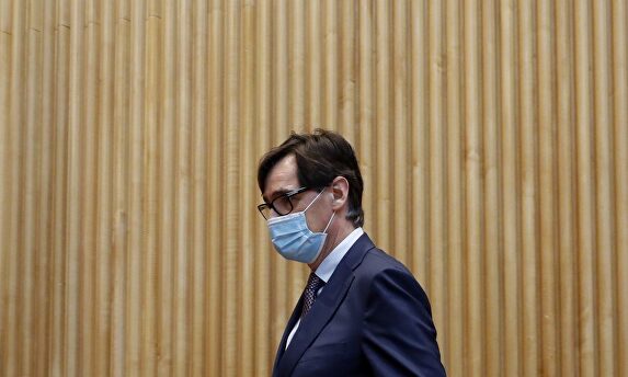 Salvador Illa este jueves. | EFE