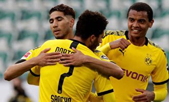 El Dortmund gana a domicilio al Wolfsburgo con Achraf como gran protagonista