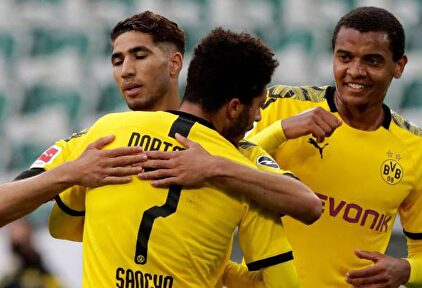 El Dortmund gana a domicilio al Wolfsburgo con Achraf como gran protagonista