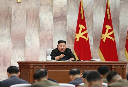Captura de pantalla hecha pública por la agencia del régimen KCNA. | Imagen TV