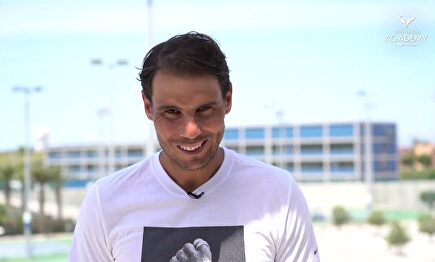 El mensaje de Rafa Nadal en su regreso a las pistas: "Estoy feliz por mí y por los niños"