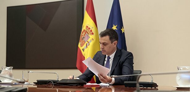 Pedro Sánchez, en La Moncloa | EFE