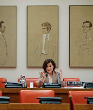 La vicepresidenta Carnen Calvo | EFE