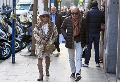 Con su marido, José Carlos Bernal | Europa Press