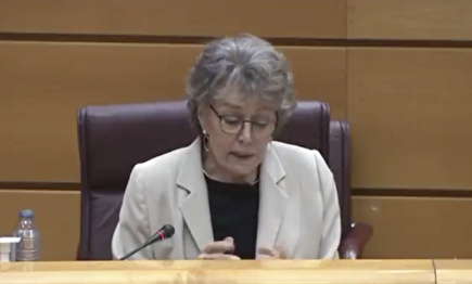 El lapsus de Rosa María Mateo al hablar de "Radio Televisión espantosa"