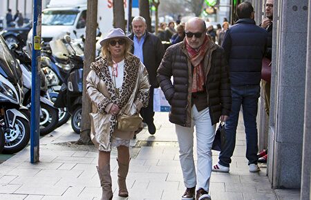 Con su marido, José Carlos Bernal | Europa Press