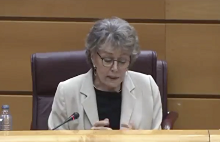 El lapsus de Rosa María Mateo al hablar de "Radio Televisión espantosa"