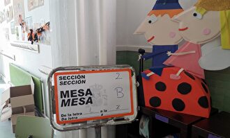 Un colegio electoral gallego | EFE