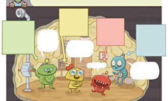 El tebeo con los bocadillos en blanco tras las quejas. | Twitter