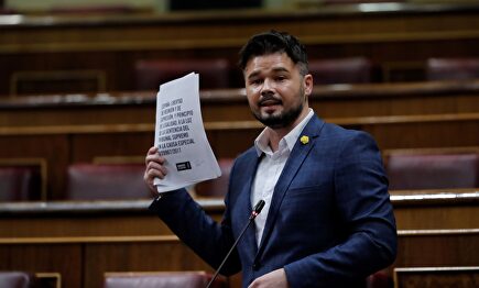 Gabriel Rufián en el Congreso | EFE