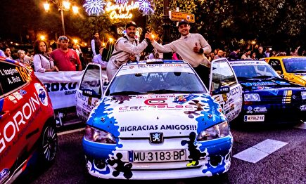 Alberto (copiloto) y Dani Muiños, piloto de rallies | Dani Muiños