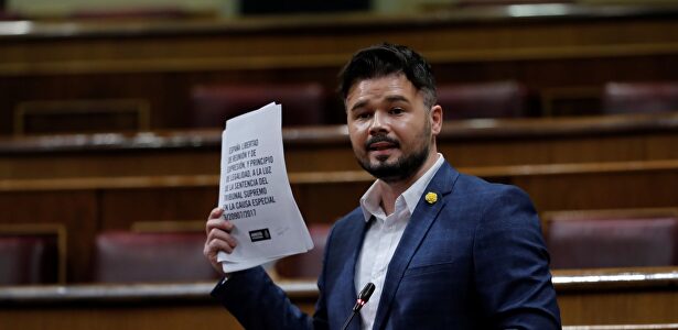 Gabriel Rufián en el Congreso | EFE
