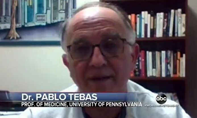 Pablo Tebas, prestigioso virólogo español | Captura de TV