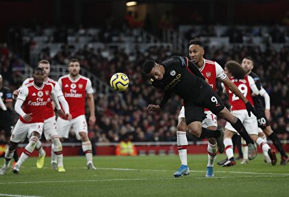 Lance de un Arsenal-Manchester City en el Emirates Stadium. | Cordon Press