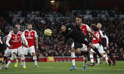Lance de un Arsenal-Manchester City en el Emirates Stadium. | Cordon Press