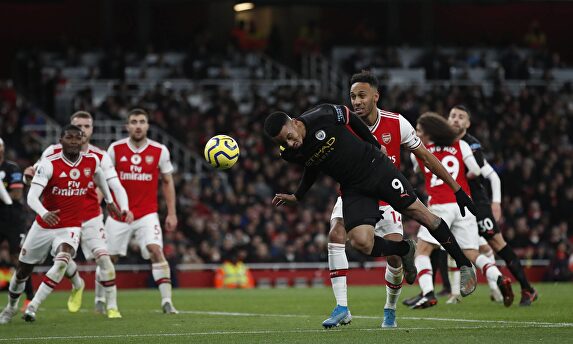Lance de un Arsenal-Manchester City en el Emirates Stadium. | Cordon Press