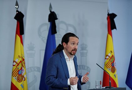Pablo Iglesias, este viernes en La Moncloa. | EFE